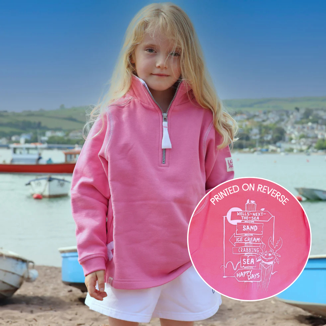 Children's Wells-Next-the-Sea Printed Lazy Jacks Sweaters