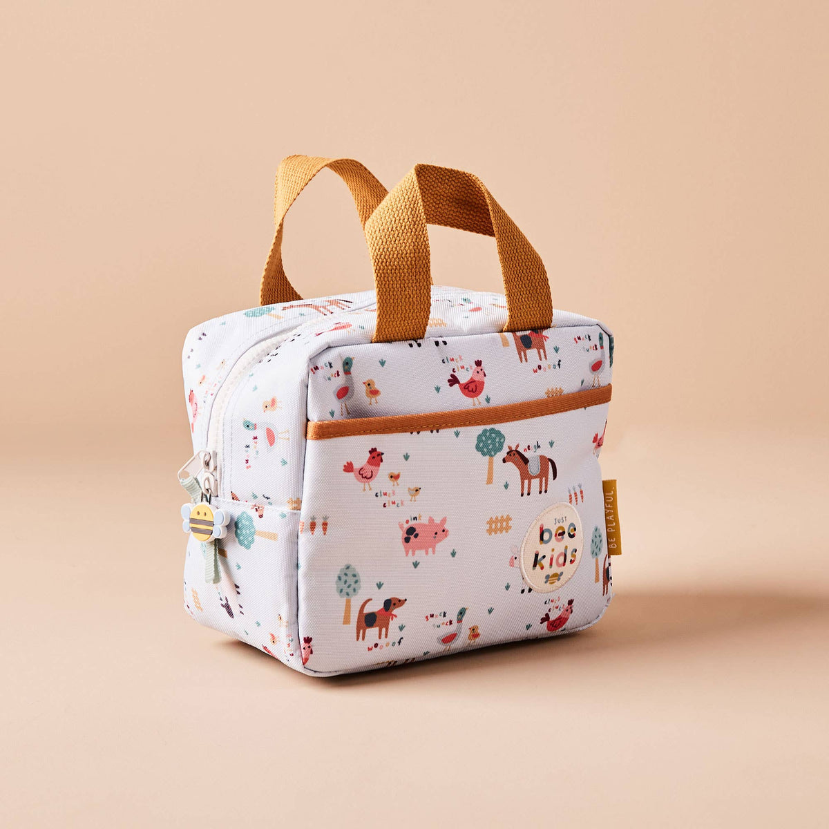 Just Bee Kids Farm Design Insulated Lunch Bag