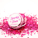 Dark Rose Mix Biodegradable Glitter - 5ml Pot