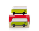 Candyvan - VW T1 Green - Wooden Diecast Toy Car Candylab