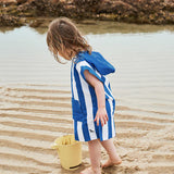 Dock & Bay Quick Dry Kids Poncho - Whitsunday Blue