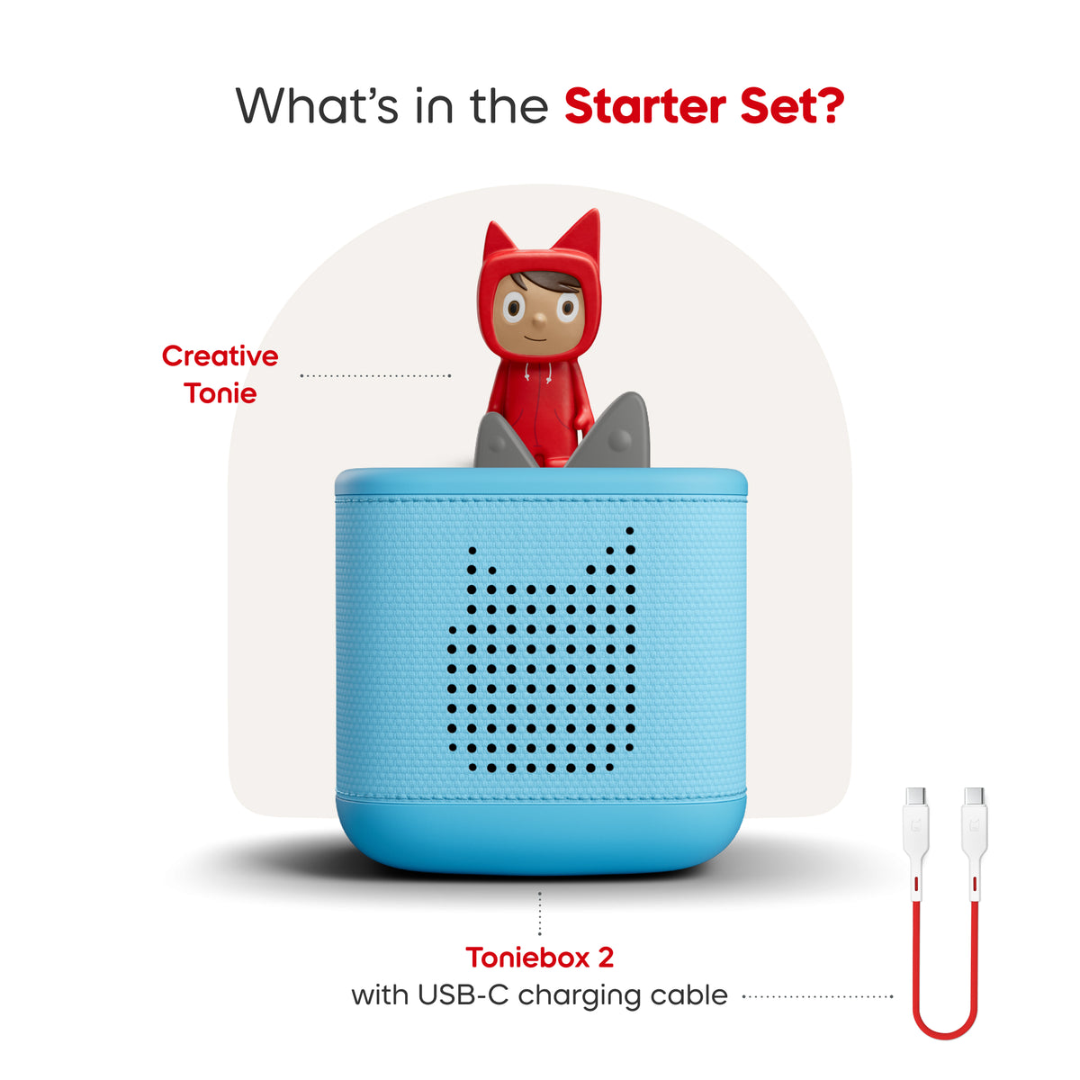 Toniebox 2 Starter Set - Sky Blue with Rubie Creative
