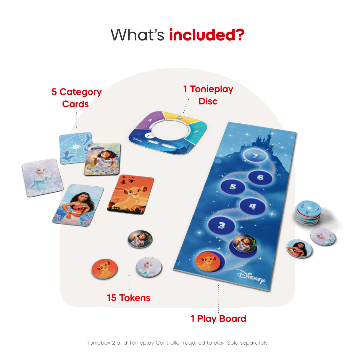 Tonies Tonieplay Disney Quiz Kingdom Game