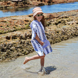 Dock & Bay Quick Dry Kids Poncho - Lively Leopard