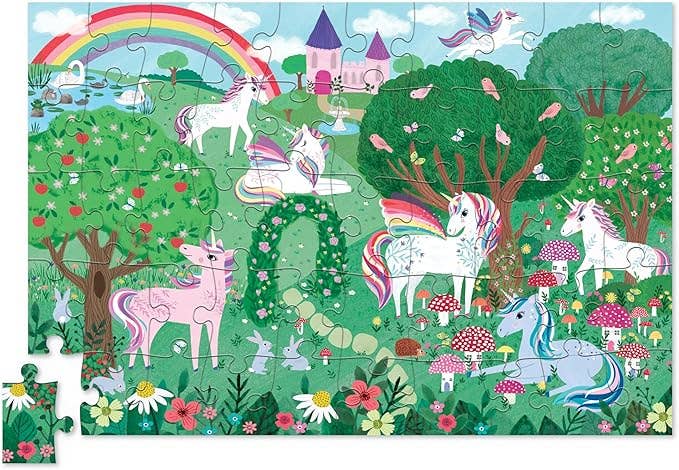 Crocodile Creek - 50 Piece Tin Puzzle Unicorn Dreams