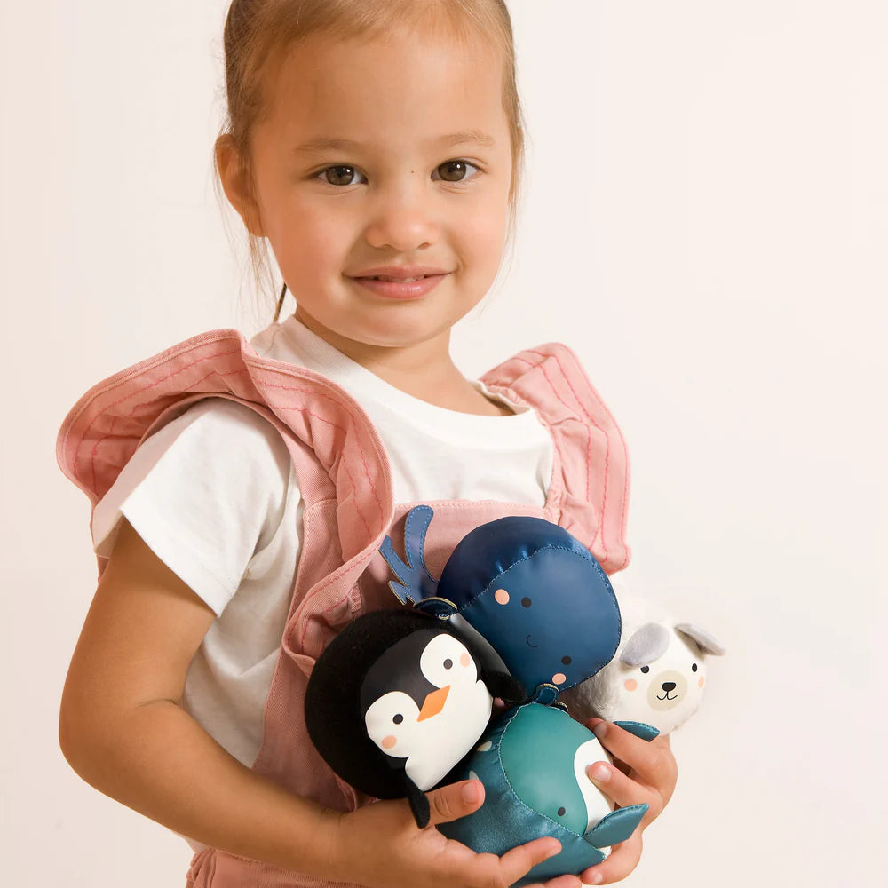 Little Big Friends Set of 4 Roly Poly Balls - Ocean