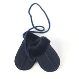 Sheepskin Baby Puddy Mitten - "Keep Safe" Cord