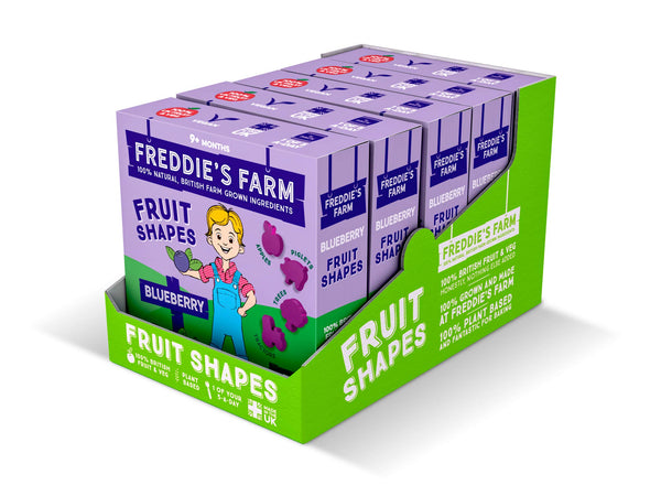 Freddie's Farm Fruit Shapes - Multipack: Blueberry / 5 x 20g