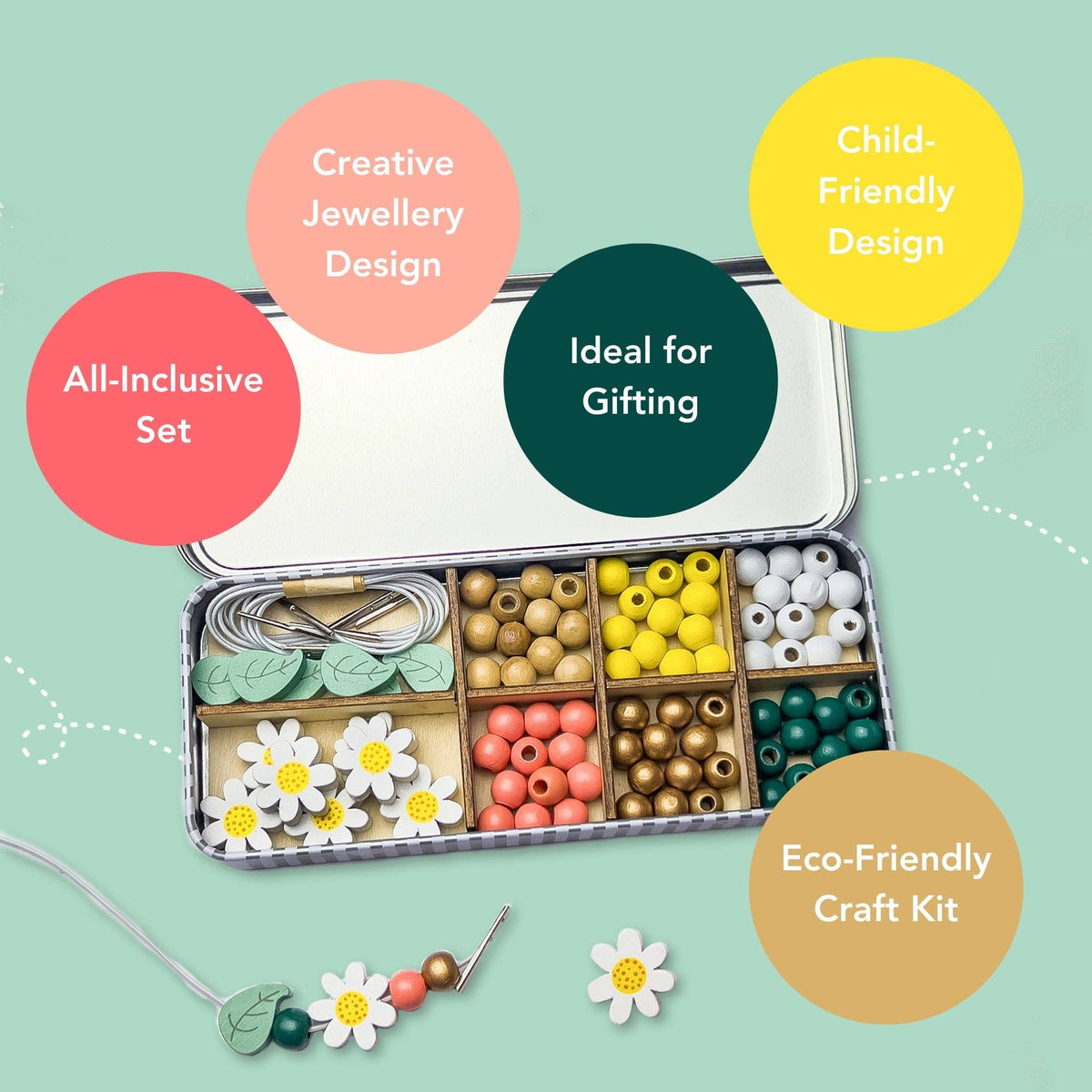 Daisy Bracelet Bead Kit