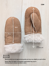 CSM Childrens Sheepskin Mittens