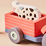 Just Bee Kids Wooden Tractor Toy