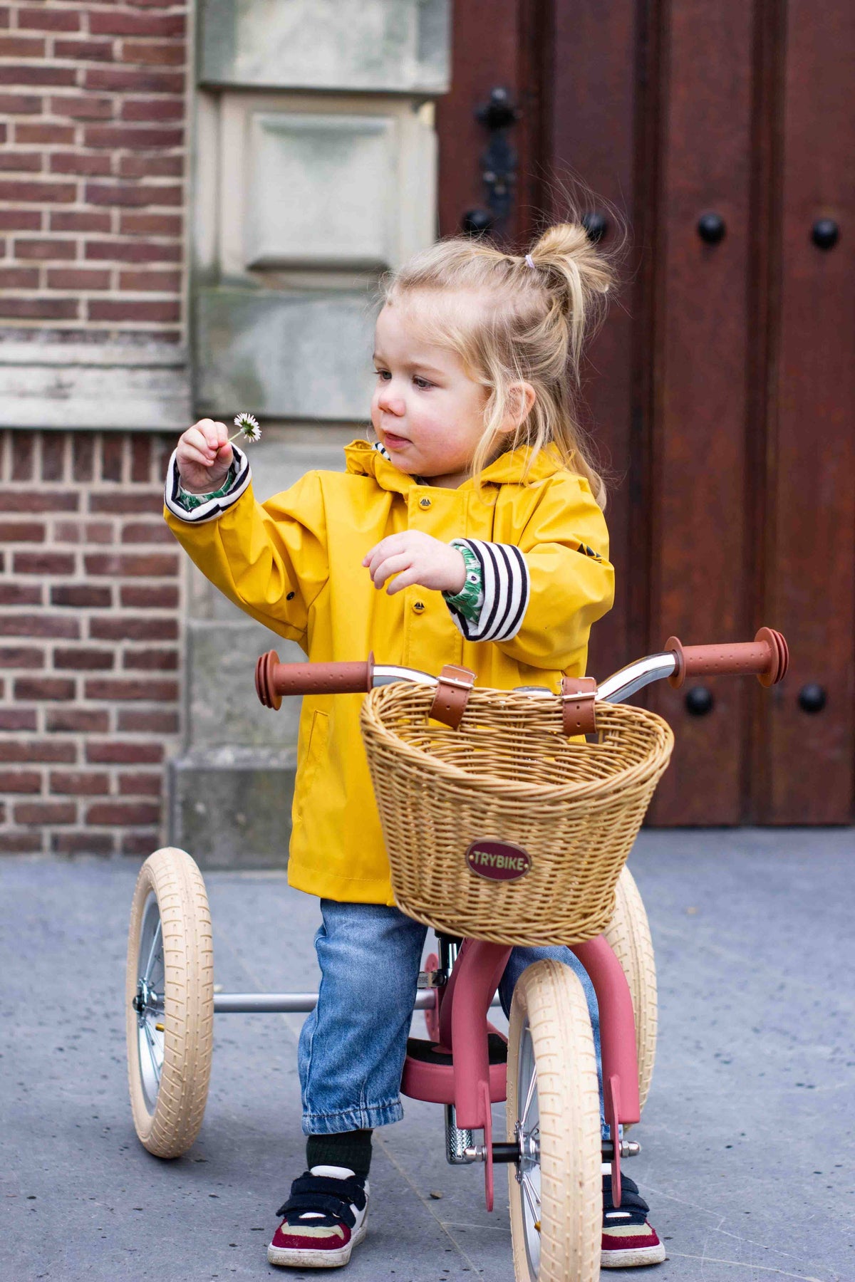 Trybike - Matte 2 In 1 Balance Trike - Vintage Pink
