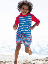 Kite Stripy rash vest - Red/Blue