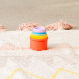 SiliSoft® Round Stacking Cups (Rainbow)