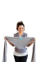 MOBY Easy Wrap Carrier - Smoked Pearl