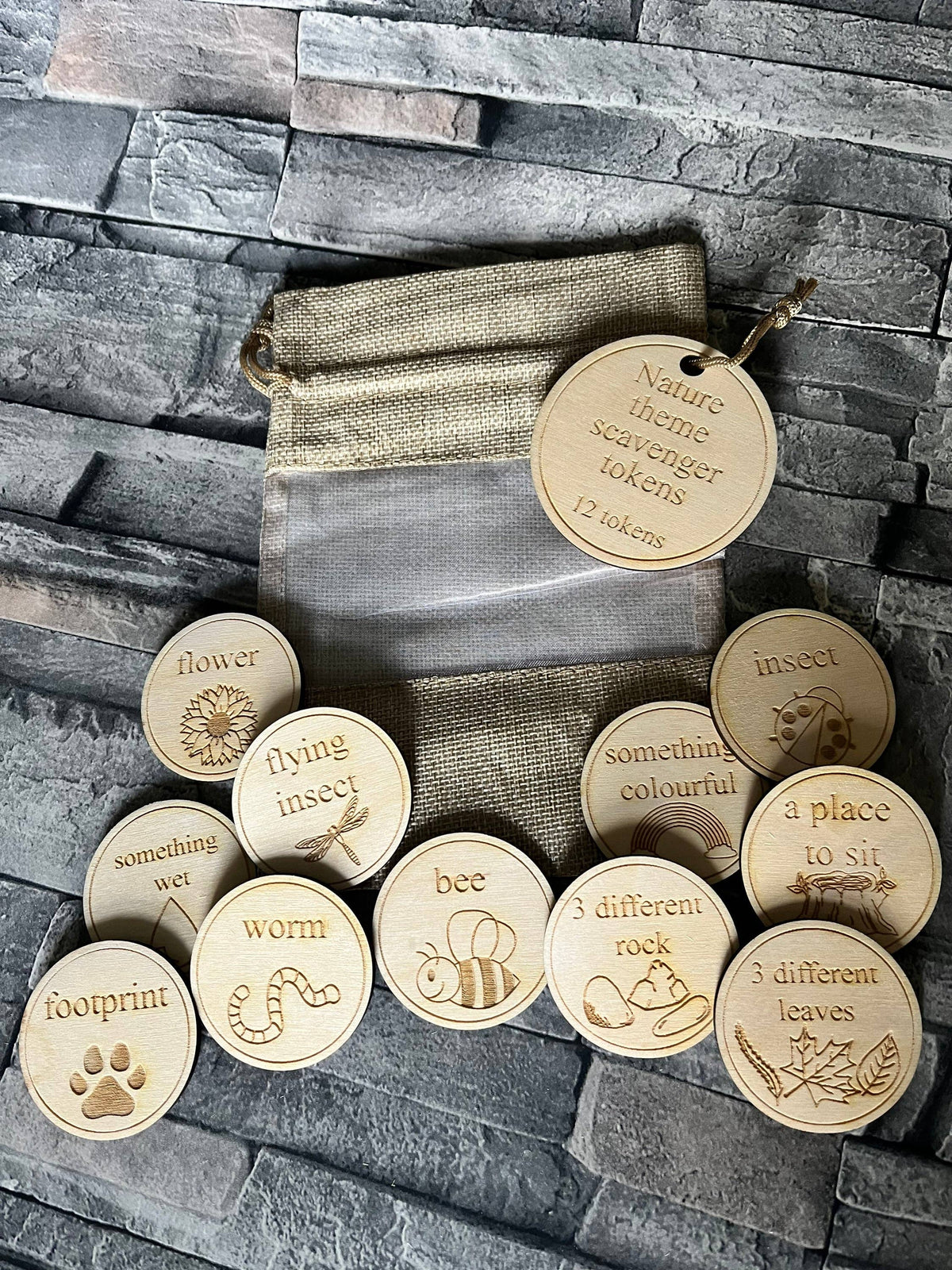Nature Scavenger Hunt Tokens