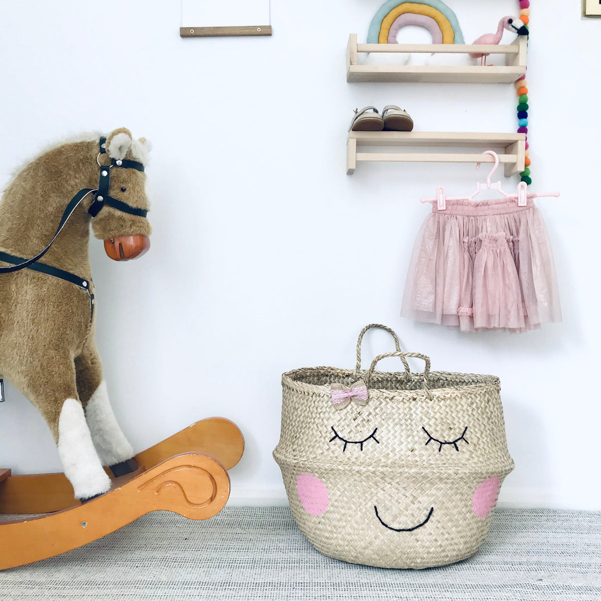 Sweet Cheeks Bow Basket - Extra Large