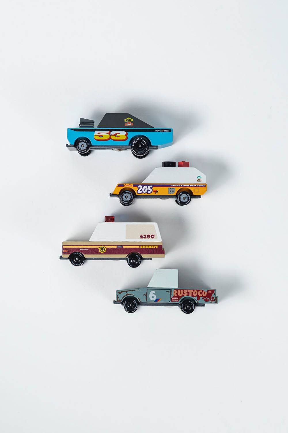 Rust Patrol 4-Pack - Candycar TOONS Diecast Race Cars