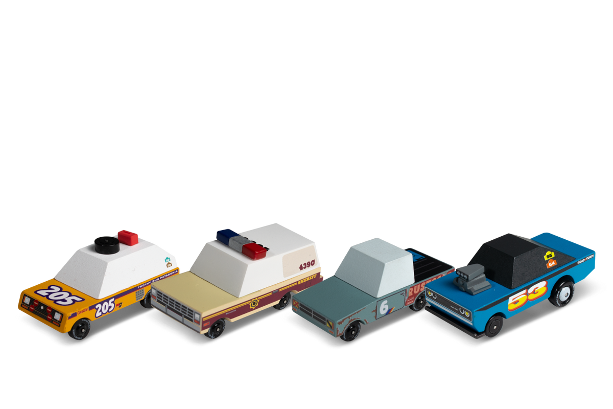 Rust Patrol 4-Pack - Candycar TOONS Diecast Race Cars