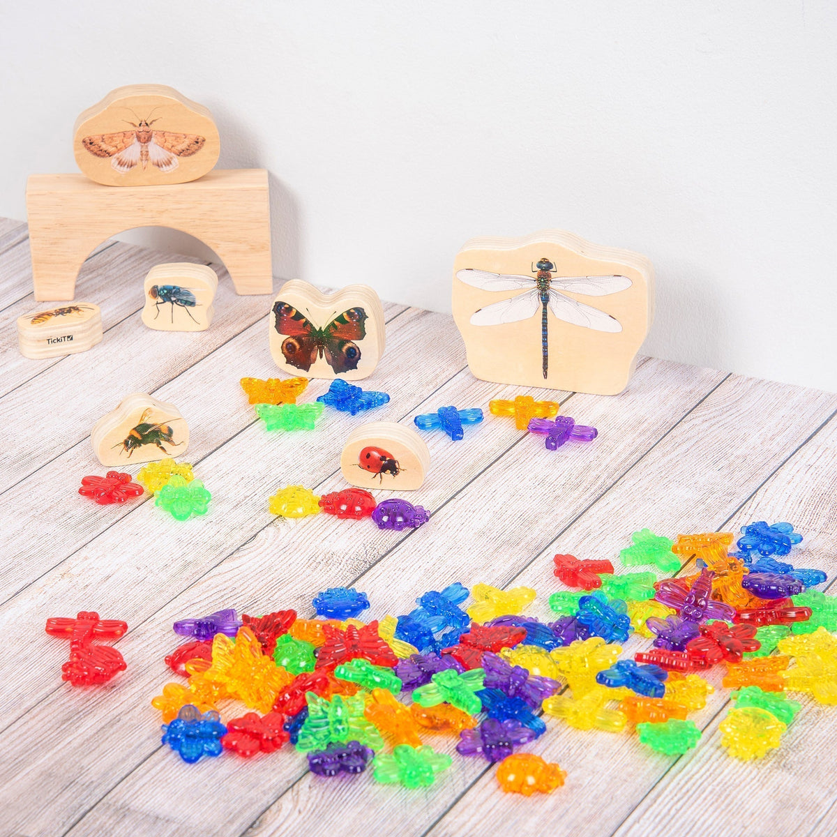Translucent Colour Bugs - Pack of 96