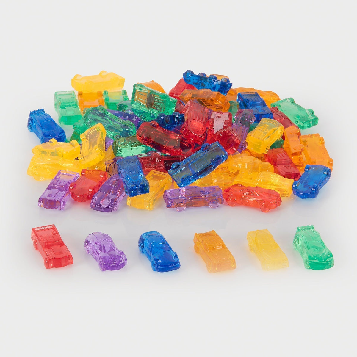Translucent Colour Cars - Pack of 72