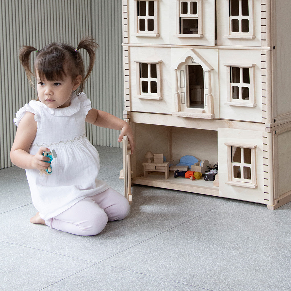 PlanToys Victorian Wooden Dollhouse Basement