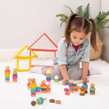 Rainbow Wooden Community People