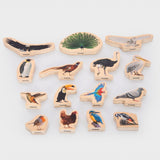 Wooden Bird Blocks