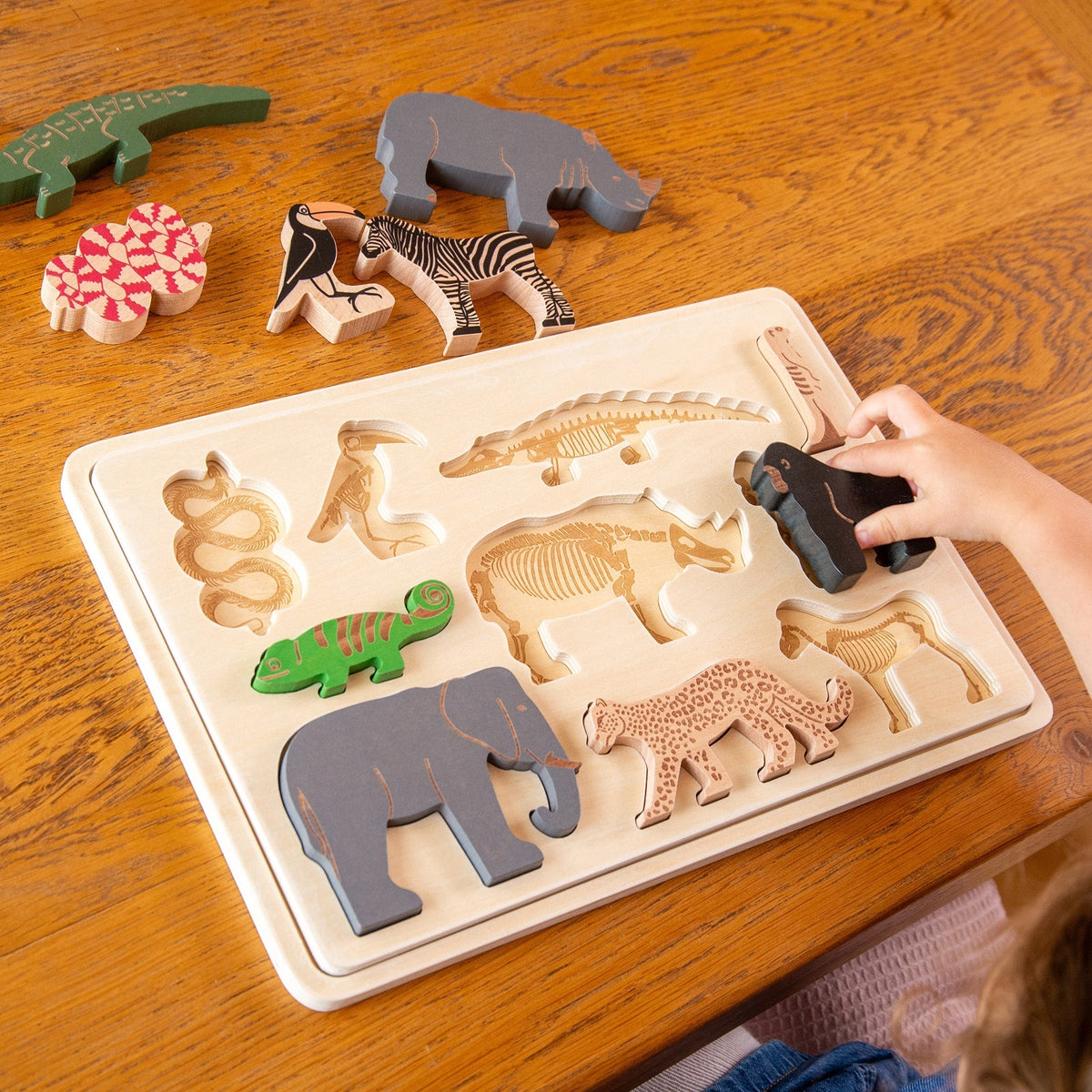 Safari Animal Layer Puzzle