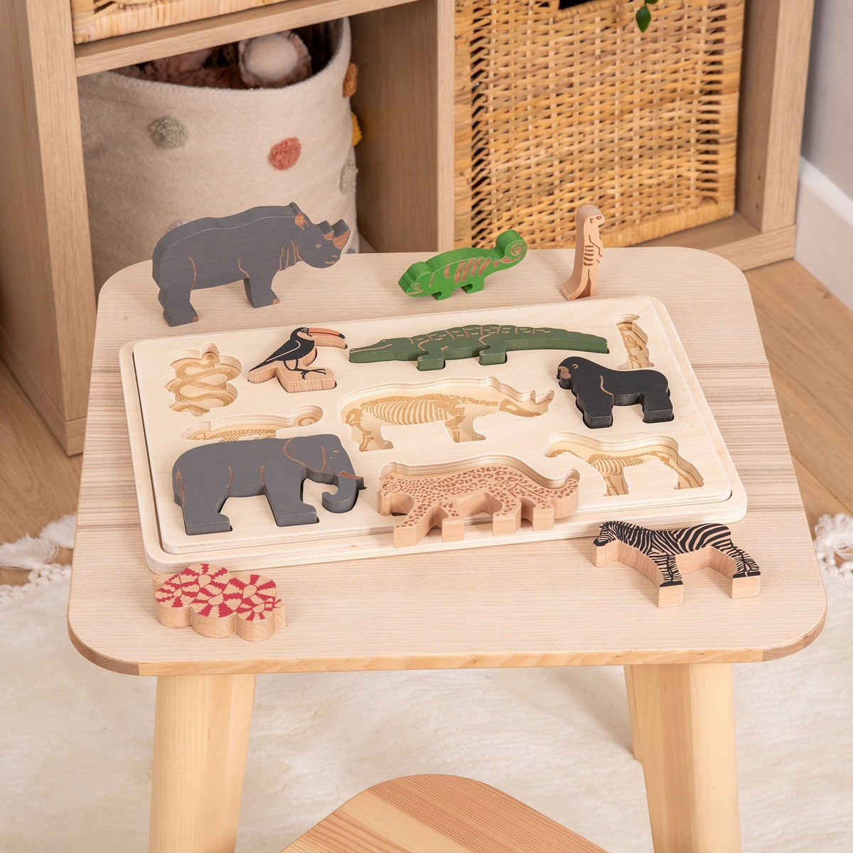 Safari Animal Layer Puzzle