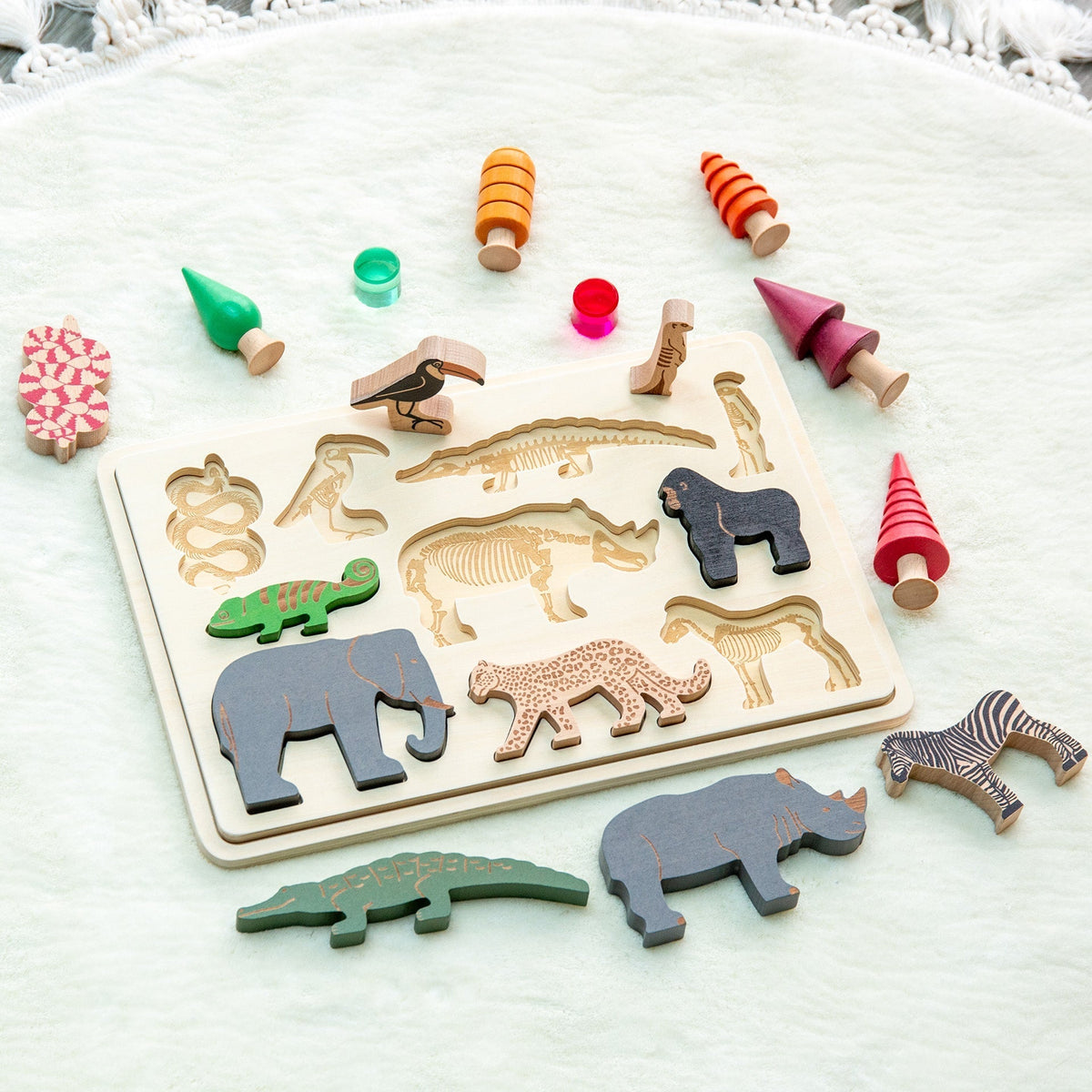 Safari Animal Layer Puzzle
