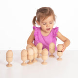 Natural Wooden Eggs