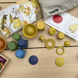 Rainbow Wooden Spools