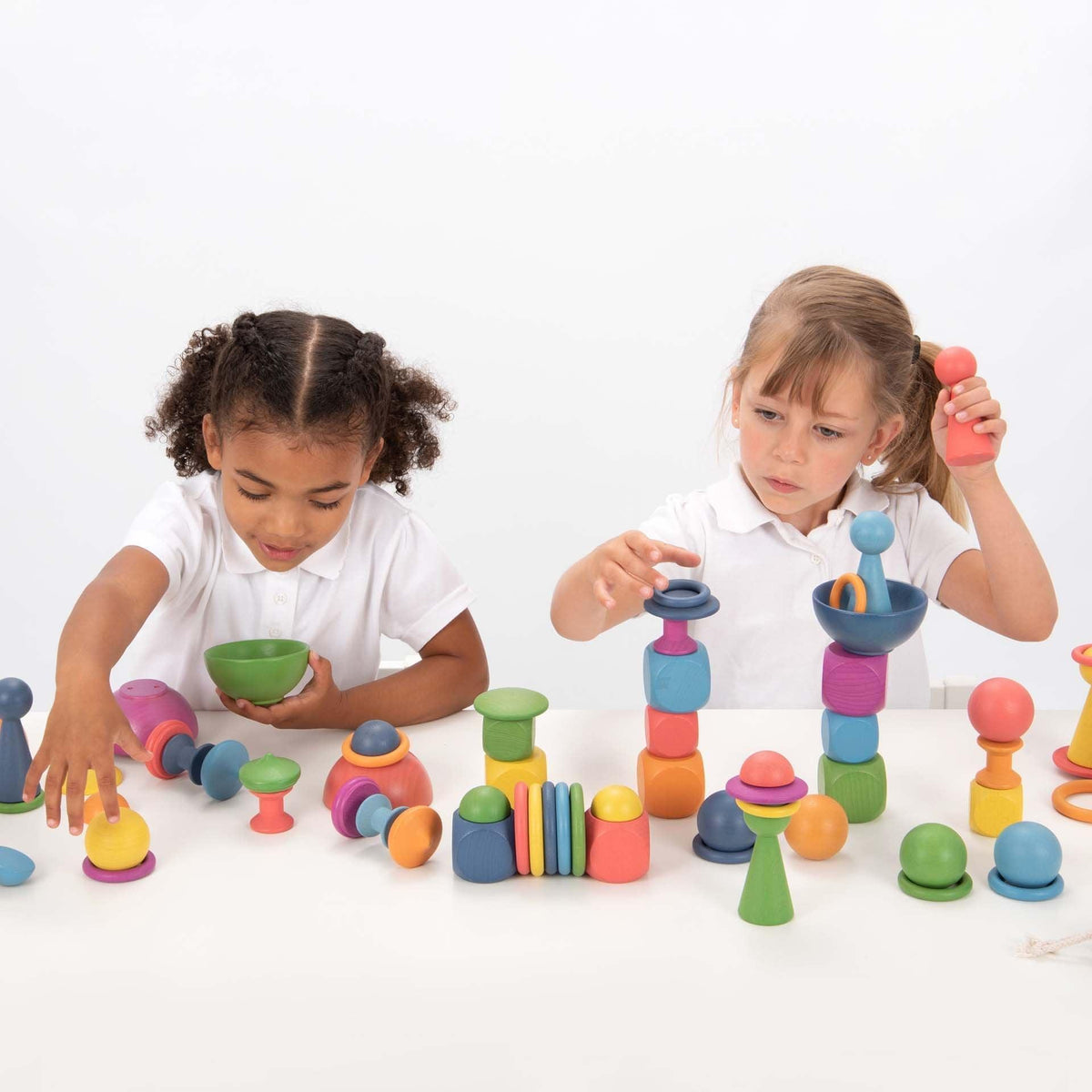 Rainbow Wooden Super Set