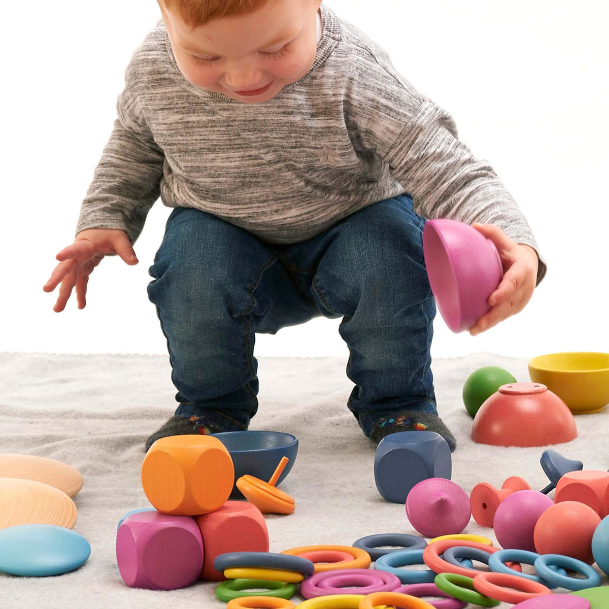 Rainbow Wooden Super Set