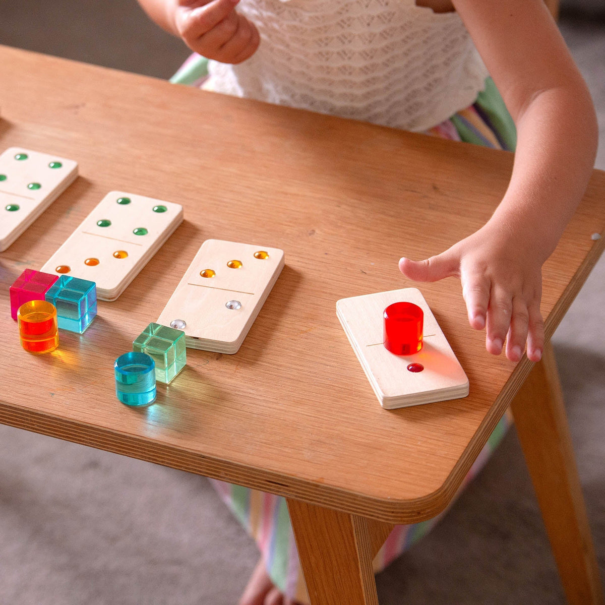 Wooden Jewel Dominoes
