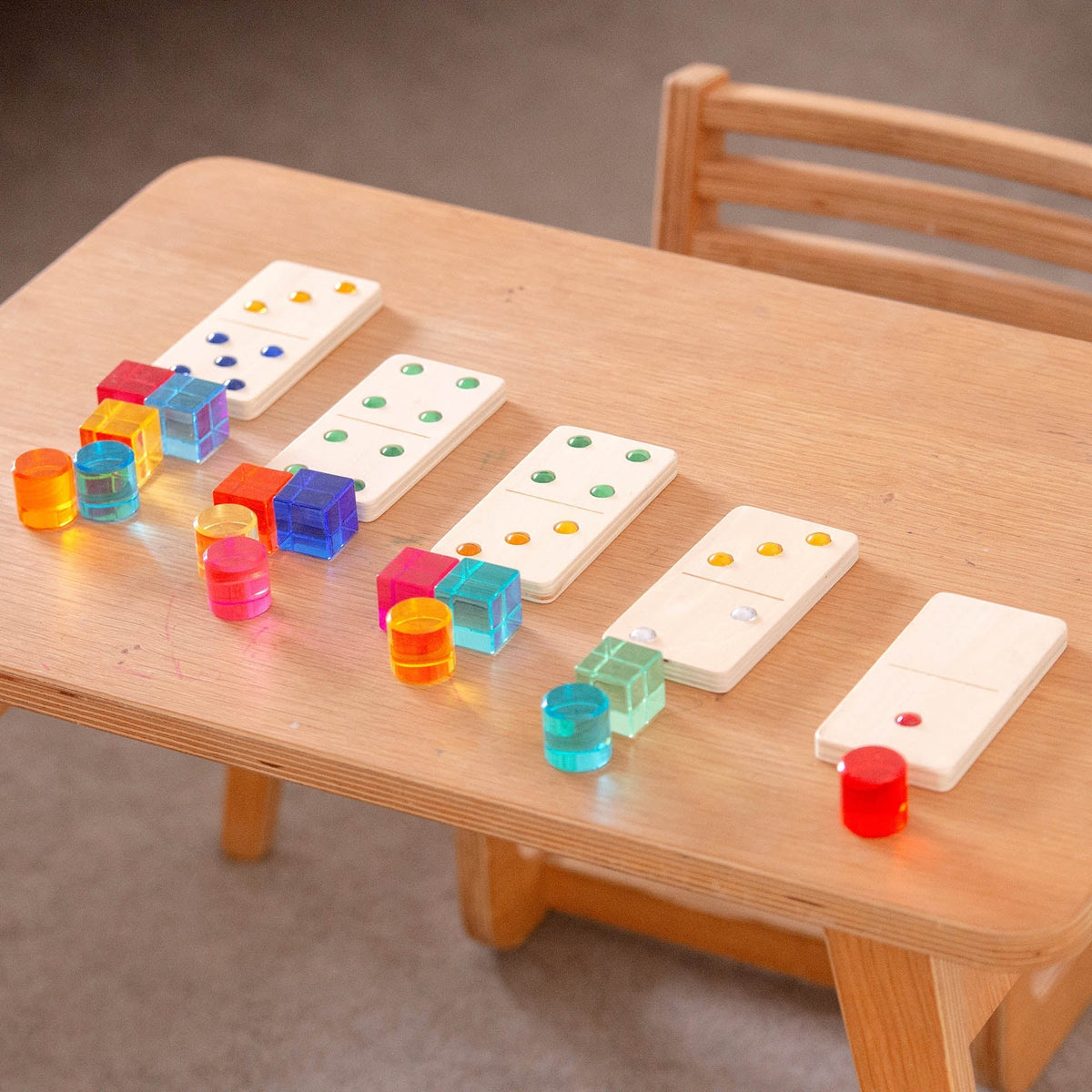 Wooden Jewel Dominoes