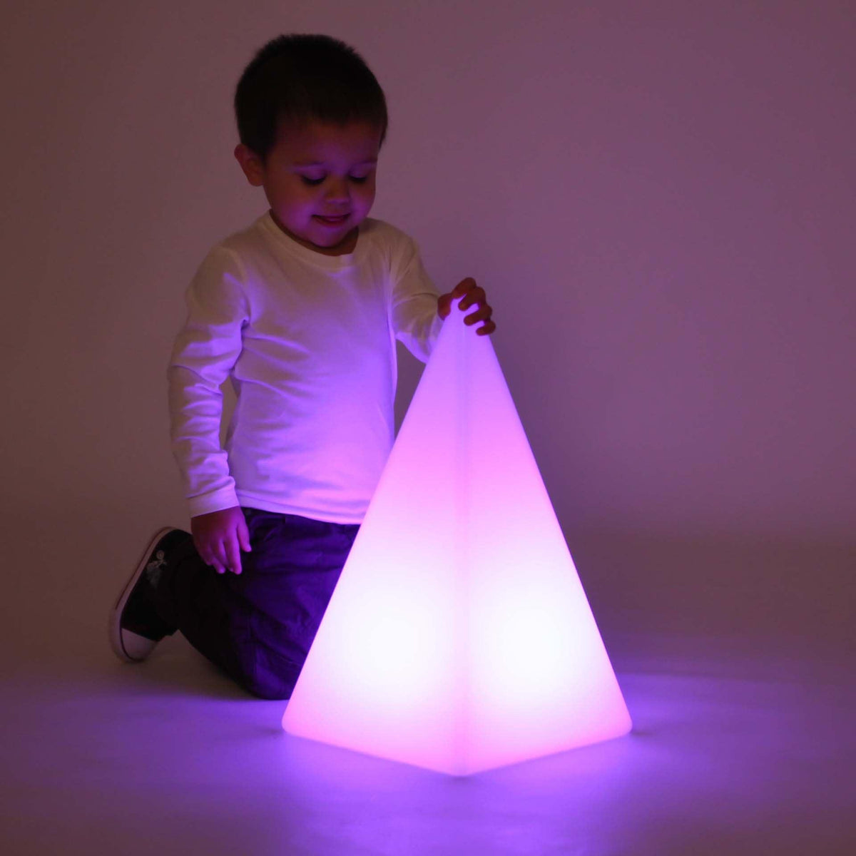 Sensory Glow Pyramid