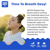 NATPAT Breathe Easy Stickers - Congestion Relief