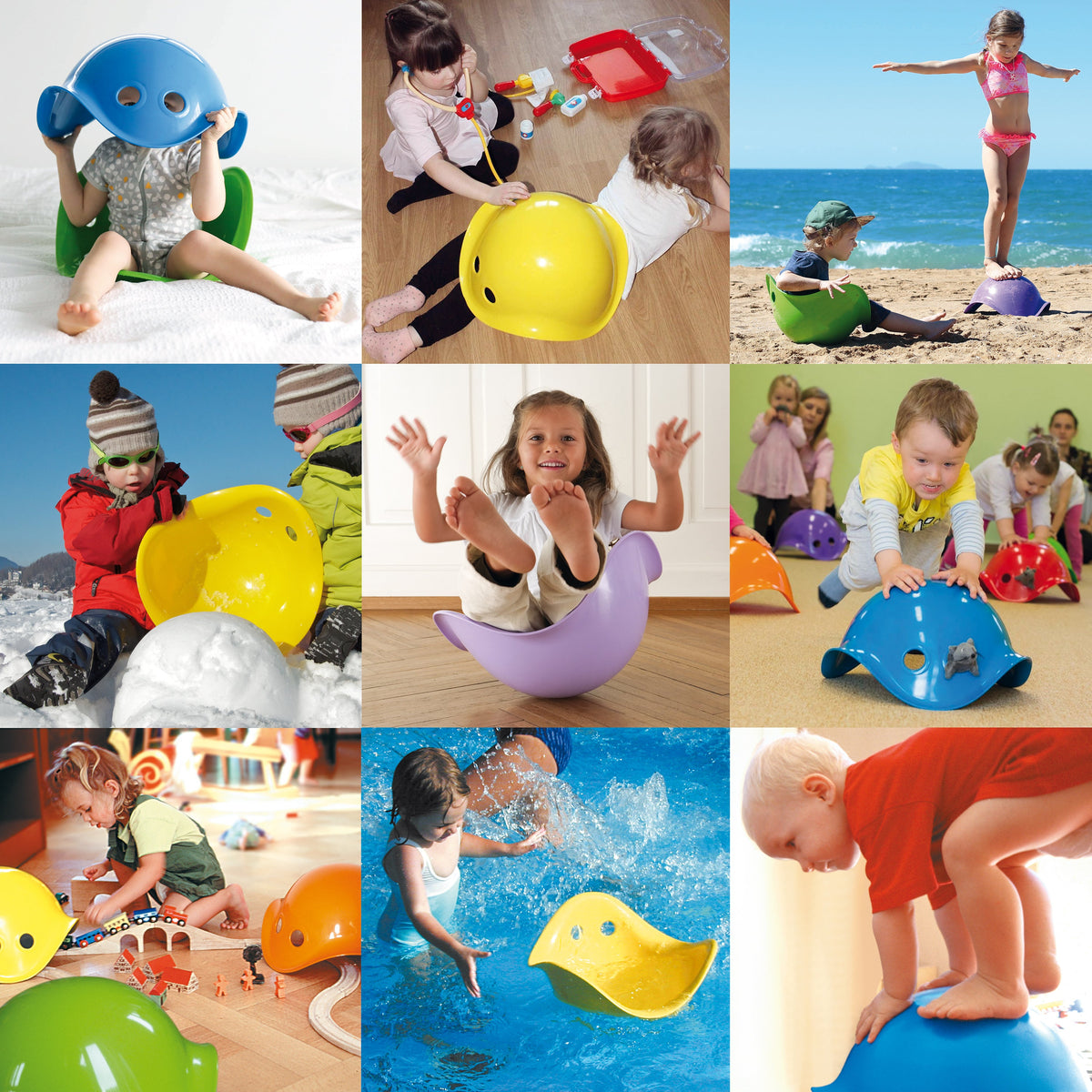 MOLUK Bilibo Green – Spin & Balance Sensory Toy