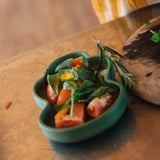 Oli&Carol Kendall the Kale Rubberwood Baby Plate & Spoon Set