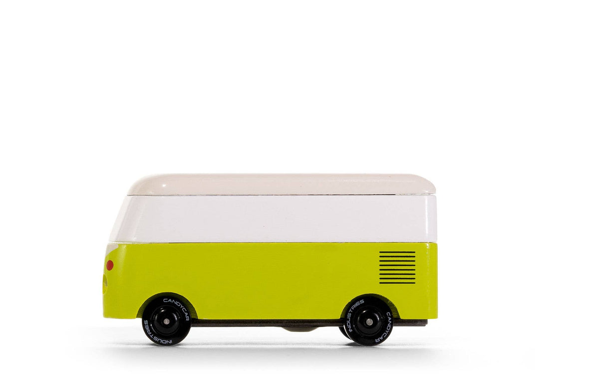 Candyvan - VW T1 Green - Wooden Diecast Toy Car Candylab