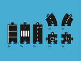 Medium Flexible Toy Road Set - Expressway