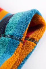 Frugi Toasty Tights - Honeysuckle Rainbow Stripe