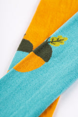 Frugi Norah Tights - Bumble Bee/Acorn