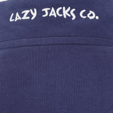 Ladies Twilight/Sign Post Lazy Jacks Wells-Next-the-Sea Printed 1/4 Zip Sweatshirt