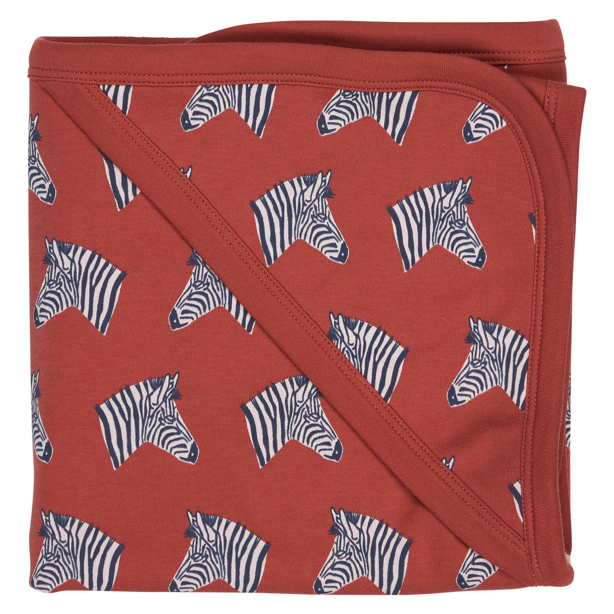 Pigeon Organics Hooded blanket, Zebra