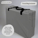 Airpod 3 Travel Cot Includes Newborn Bassinet Insert - Dark Grey