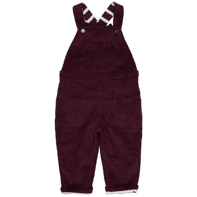 Pigeon Organics Lined Dungarees - Fig