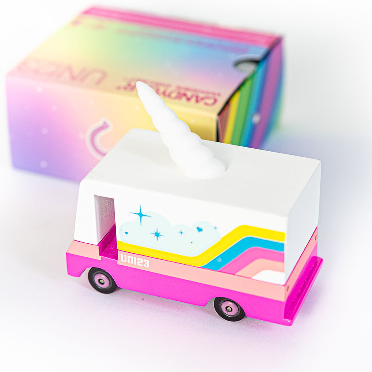 Candylab Wooden Diecast Candyvan Unicorn 2.0